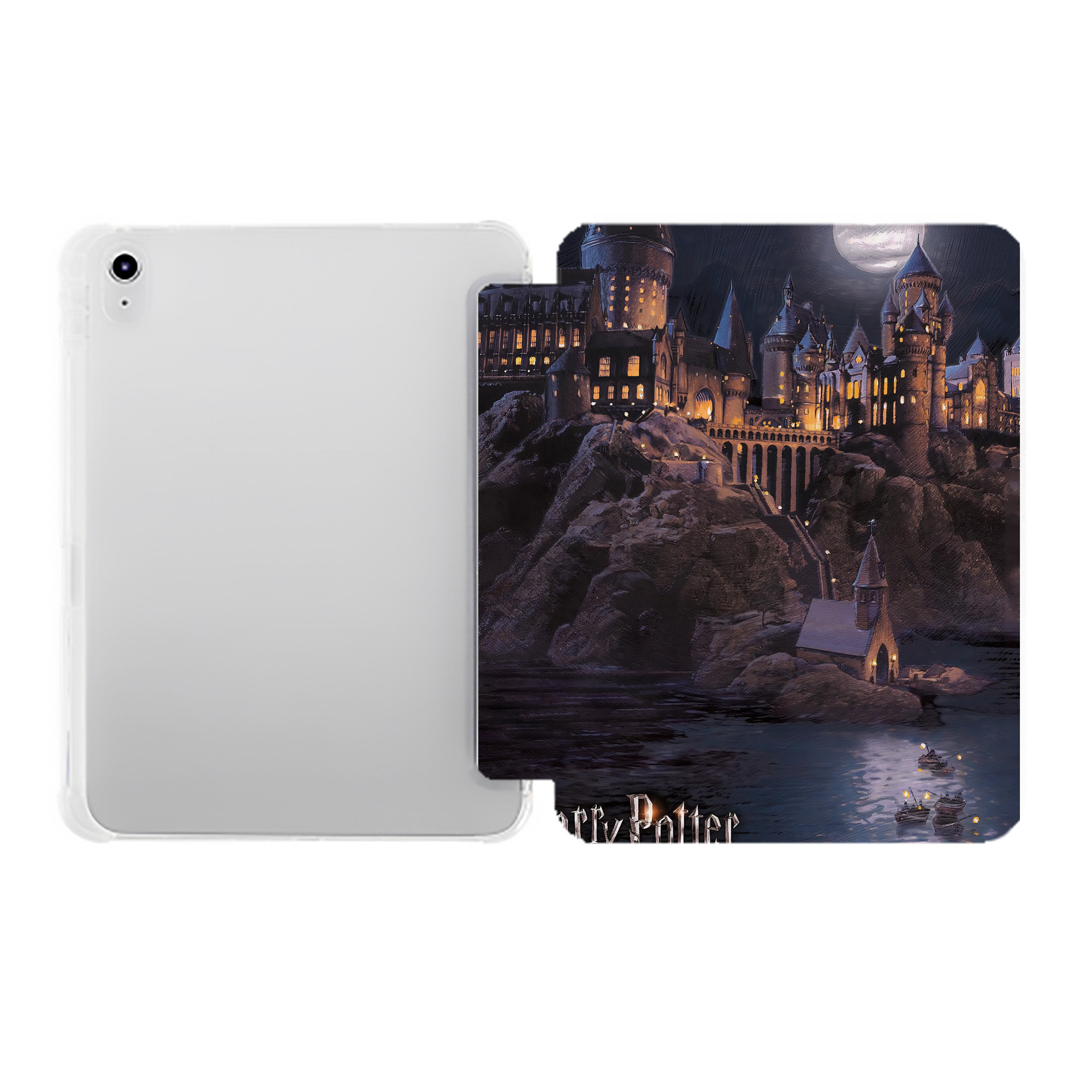 （画像用） Harry Potter ハリー・ポッターシリーズ IPad ケース ペン収納付き 三つ折りスタンド PUレザー×シリコン 対応機種9.5/10.5/10.9インチ